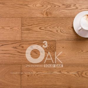 Detalle del suelo OAK3 roble aceite caffee
