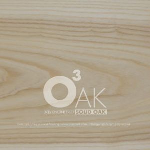 Muestra de Tarima Maciza Tricapa OAK3 Fresno Cebra